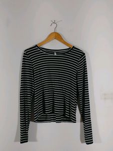 Black Striped Top (Women&#39;s)