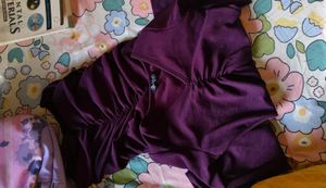 Purple Ruched Bodycon Dress