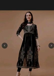 Aks Long Anarkali Kurti L