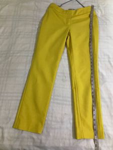 H&M Yellow Trouser Waist 26-28(midrise)