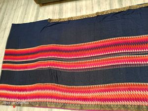 🇳🇿💫🎀Elegant Navy Blue Saree