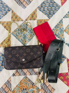 LV baguette cum Sling