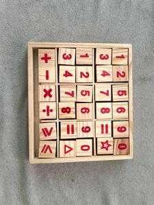 Wooden Alphabet and Numbers  blocks(improve kids motor skil)