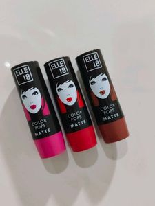 ELLE 18 Color Pops Matte Lipsticks
