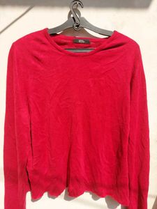 M&amp;S Maroon Thin Pullover 🫶🦋❄️