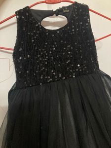 Baby Girl Black Frock