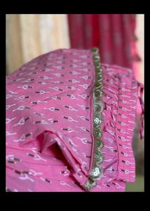 Libas Pink Anarkali Kurta Set