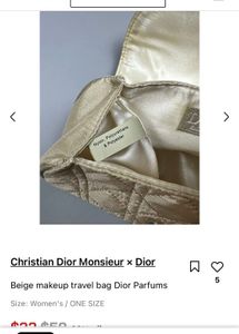 Dior Authentic Makeup Pouch