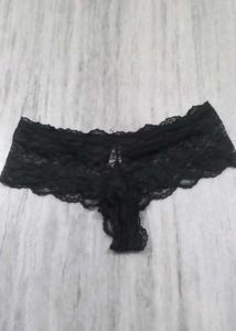 Black Lace Thong