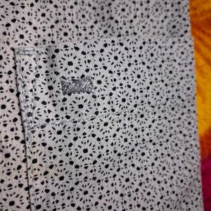 Basics Printed Casual grey Shirt