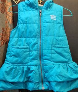 Girls' Blue Puffer Jacket