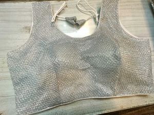 Silver Glitter Blouse
