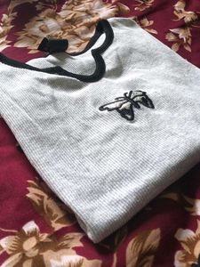 Butterfly Ribbed Top