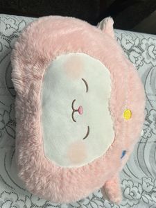 Cute Pink Plush Pillow