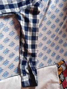 Blue Plaid Flannel Shirt