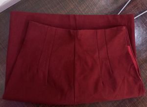 Burgundy Pencil Skirt