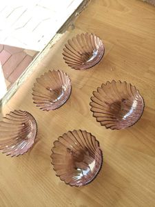 Set Of 5 Piece Premium Quality Glass Bowls