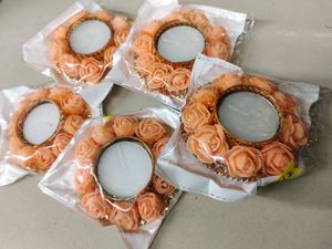 Diwali Offer / Flower Designed Candles Pack Of 5