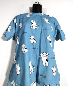 Cat Print Top