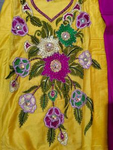 Colorful Embroidered Salwar Kameez Set