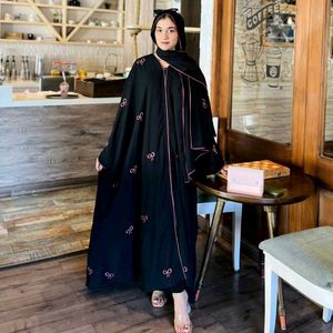 New Bow Burqa Abaya With Hijab