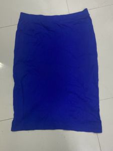 Blue Pencil Skirt