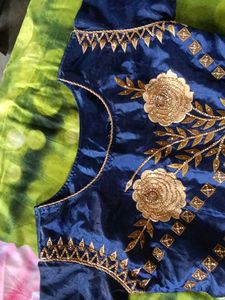 Elegant Blue Ethnic Gown