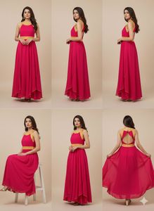 Elegant Pink Ethnic Gown