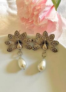 Mayur Silver Replica Earring