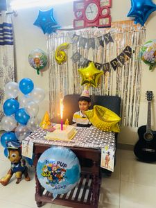 6th Year Boy Bday Decoration