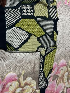 Geometric Pattern Knit Sweater