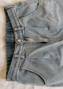 Korean Light Wash Denim Jeans