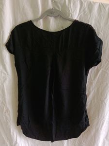 Easybuy Black Heart Print Top(Women)