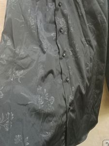 ZODI Printed Black Shirt