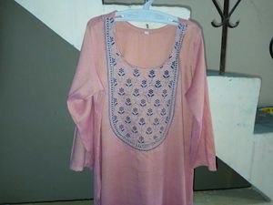 Peach Color Unused Kurti Medium Size