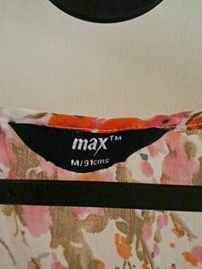 Max Sheer Floral Top