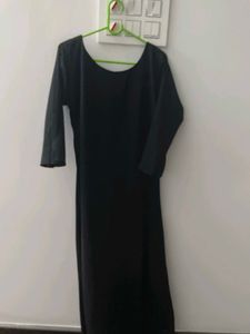 Elegant Black Embellished Kurta