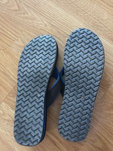 Blue &amp; Black Flip Flops