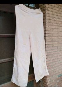 Beige Drawstring Pants