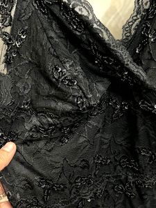 Lace Embellished Top