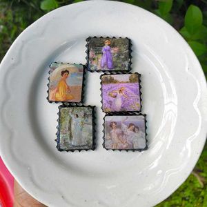 Handmade Clay Fridge Magnets Set