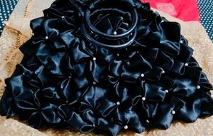 Chic Black pearl Handbag