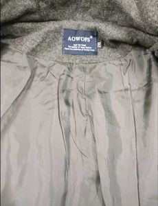 Imported Stylish Gray Woollen Coat