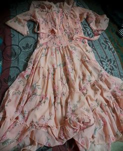 Cute Floral Girls Dress