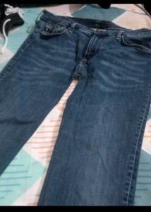 Dark Blue Denim Jeans