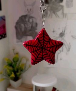 🕸️♥️ Spiderman Star ⭐ Keychain