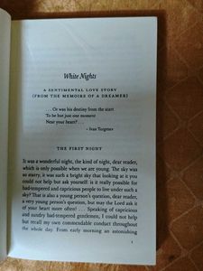 White Nights By Fyodor Dostoevsky