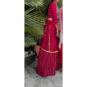 Pink Lehenga New