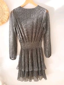 Forever New Keira Plisse Tiered Party Dress