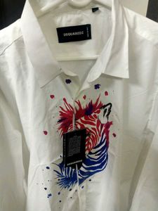 NEW Dsquared2 Designer White Shirt